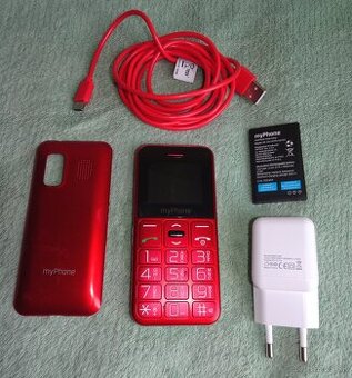 Predám senior mobil MYPHONE HALO EASY s nabíjačkou.