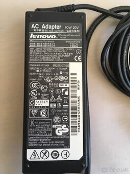 90W Lenovo originál adaptér, zdroj, nabíjačka pre notebooky