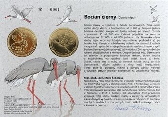 Autorská karta k 5€ minciam Slovensko / 5 euro mince.