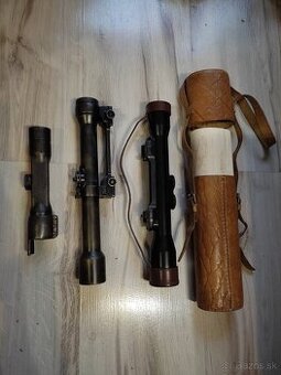 WW2 nemecké puškohľady na MAUSER K 98