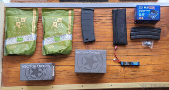 Airsoft príslušenstvo kolimator, nabijacka... - 1