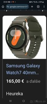Predám Samsung Galaxy Watch7 44mm