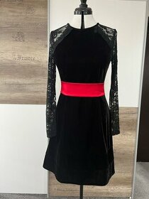 Čierne šaty veľkosť M a topánky