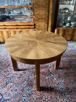 Halabala starožitný jedálenský stôl so stoličkami