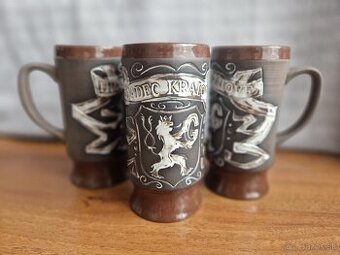 Keramický krigel na pivo Hradec Králové