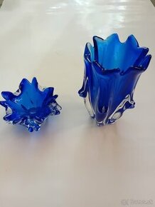 Modrá vazička +popolník