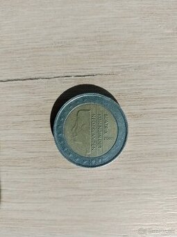 Holandsko 2 euro minca rok 2001