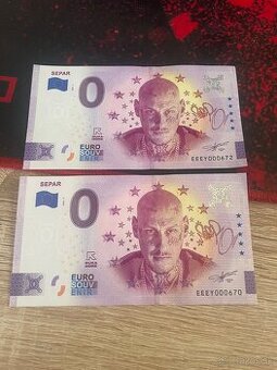Zberateľská bankovka Separ – 1. VYDANIE – TOP stav