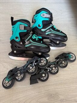 2v1 korcule inline / ice skate (brusle) 29-33