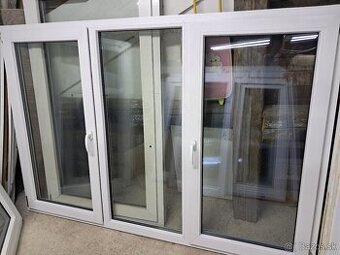 Predám plastove okna 220 x 145 cm
