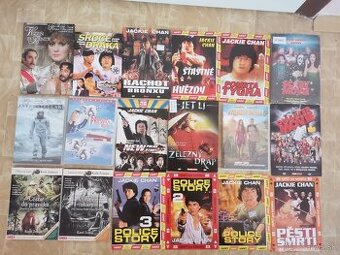 Filmy, DVD, hudba, Jackie Chan, komédie, Čajkovskij...