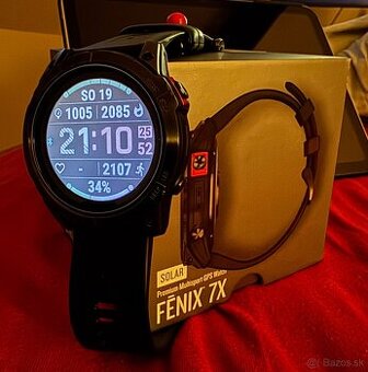 Garmin Fenix 7X Solar Slate Gray/Black Band