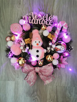 vianočný veniec na dvere 35- 36cm