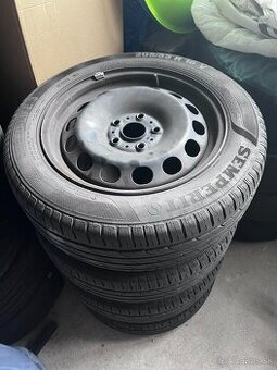 4ks kolesa 5x112 R16 ET46 + 16"puklice zo Skoda Octavia 3 F