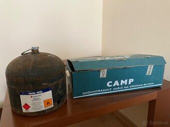 Propán butánová flaša + dvojhorákový varič