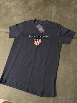 Modré Pánske tričko gant L