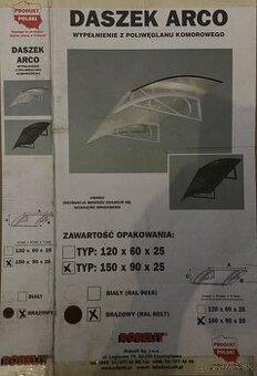 Strieška nad dvere Okno Balkón - 1