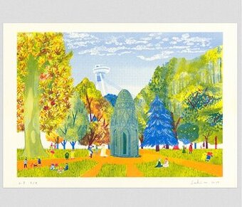 Grafika Čierne diery