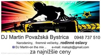 DJ na oslavy