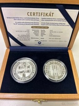 strieborná zberateľská minca 10 Eur