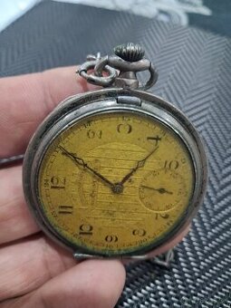 Predám staré strieborné vreckové hodinky