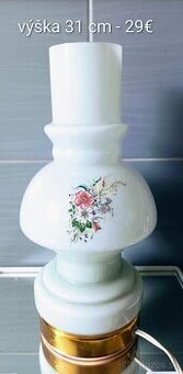 Retro sklenené lampy