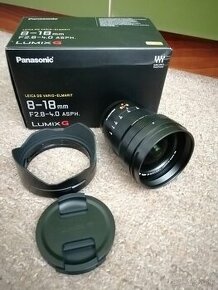 Predám Panasonic Leica 8-18mm f2,8-4 MFT