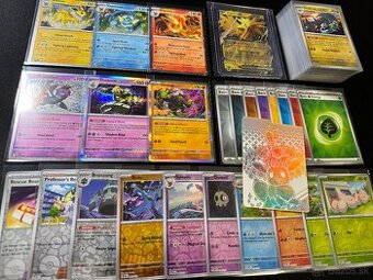 Pokemón MEGA balík (E): 100ks kariet v obaloch s EX + darček