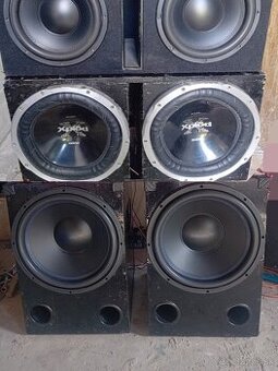Subwoofer  12" 15" basaky repraky repro