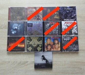 Predám rockové a metalové CDs