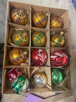 Retro vianočné gule