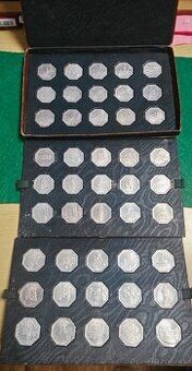 Komplet zbierka 45 ks 20 Pfennig 1921 Nurnberg Strassenbahn