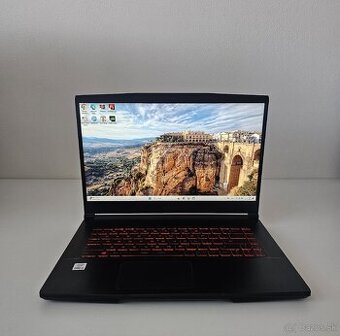 Herný notebook MSI Intel i5 6 jadro RTX 3060 RAM 16 GB