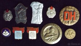 odznaky - hasiči, požiarnické zbory