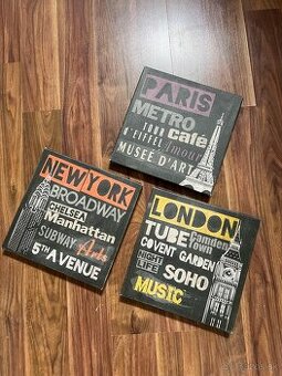 Set troch obrazov IKEA Pjatteryd - 1