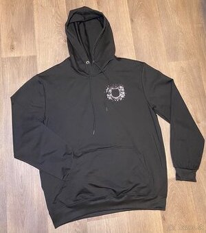 Čierna pánska mikina s kapucňou SHEIN – XL