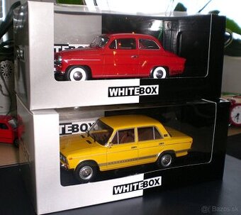 ŠKODA OCTAVIA SUPER a LADA 1600 LS , WHITEBOX , 1:24