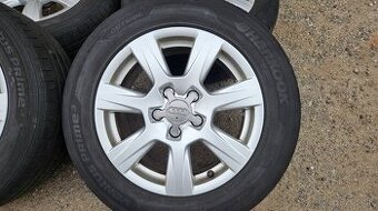 originální alu kola Audi 16" + pneu Hanko