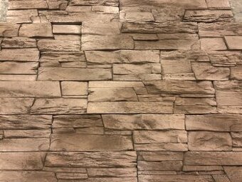 Obklad - betónový kameň hnedý