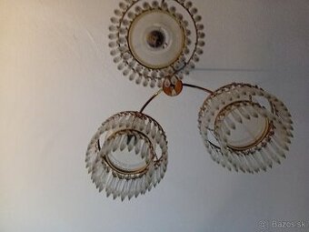 Predám retro luster z pravých krištáľov