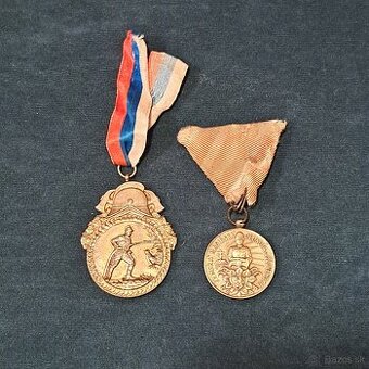 Prvorepublikové hasičské medaile