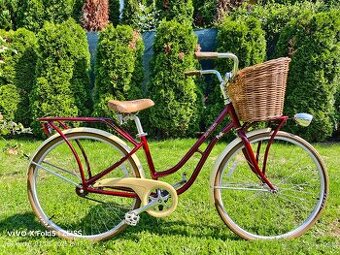 Štýlový mestský retro bicykel Fuji Mio Amore 2013