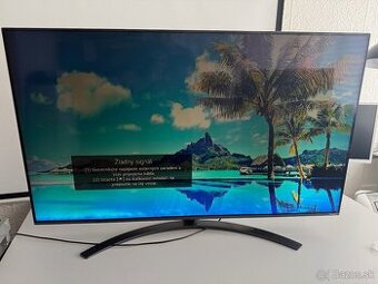 LG 55NANO813NA NanoCell SMART - má vypálené ledky