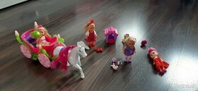 Bábiky Evi s kočom, koňom,psíkom, doplnkami
