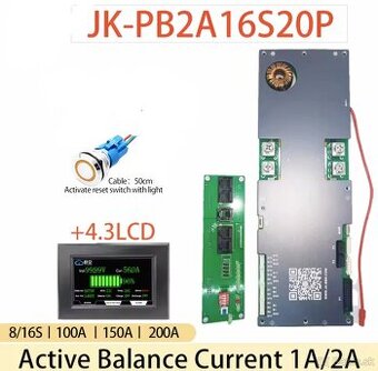 Predám JK BMS JK-PB2A16S20P