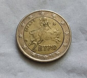 2 EUR Grécko r. 2002
