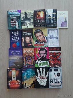 Predám Mix kníh ako je na fotke