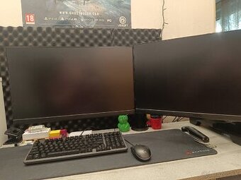 Predám herné monitory + rameno