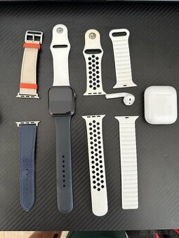 Predám Apple Watch 5 44m + darček AirPods 1