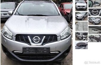 Nissan Qashqai 2.0i 2013 predám MOTOR MR20, KAPOTA, NÁRAZNÍK